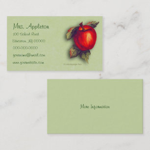 Red Apple Business Card