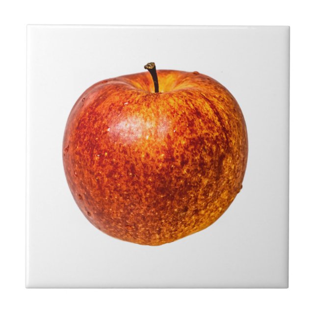 Red apple ceramic tile (Front)