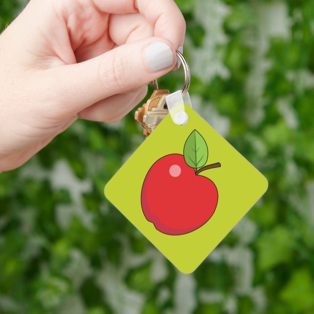 Red Apple Key Ring (Hand)