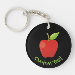 Red Apple Keychain