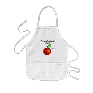 Red apple Kids Apron