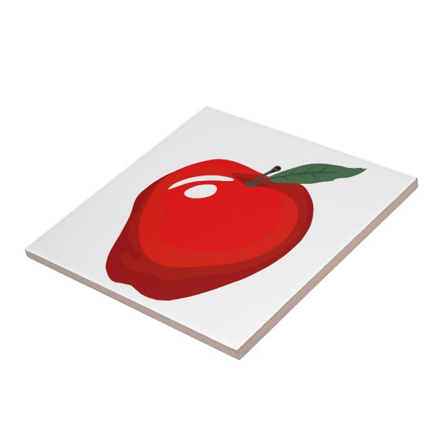 Red Apple Kitchen Tile (Side)
