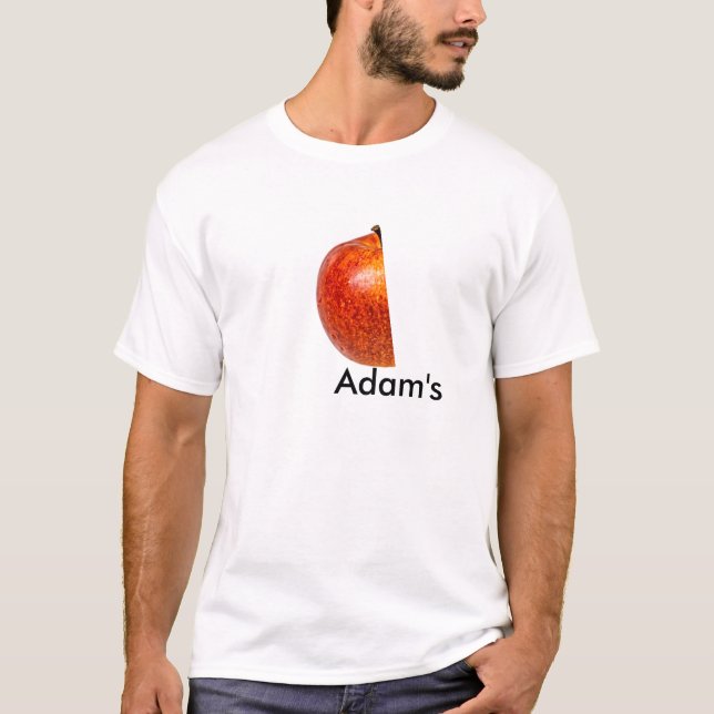 Red apple left half T-Shirt (Front)