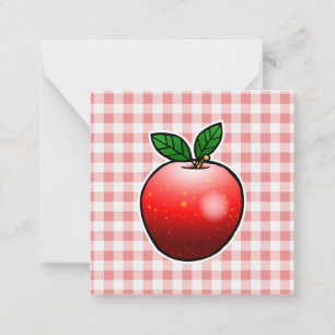 Red Apple Mothers Day Card