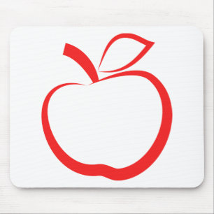 Red Apple Mouse Pad