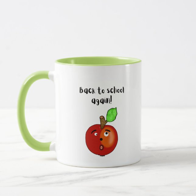Red apple mug (Left)