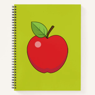 Red Apple Notebook