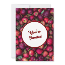 Red Apple Party Customisable 