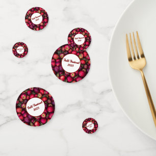 Red Apple Party Customizable Table Confetti