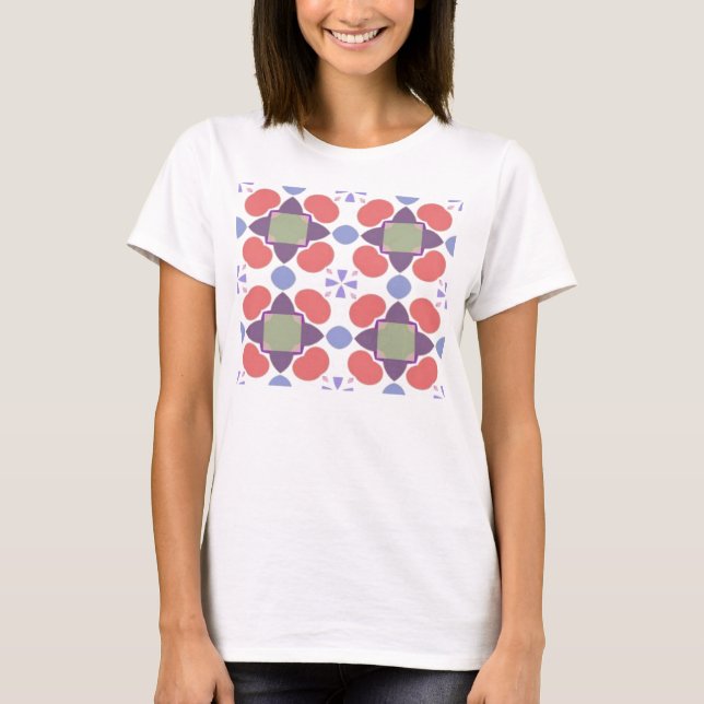 red apple pattern T-Shirt (Front)