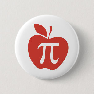 Red Apple Pie 6 Cm Round Badge