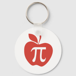 Red Apple Pie Key Ring