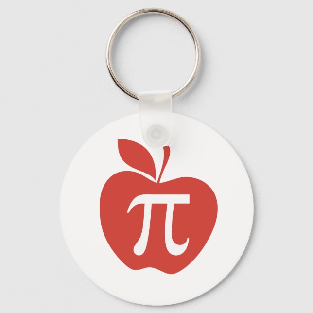 Red Apple Pie Key Ring (Front)