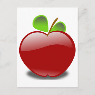 RED APPLE Postcard