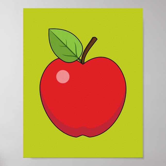 Red Apple Poster (Front)