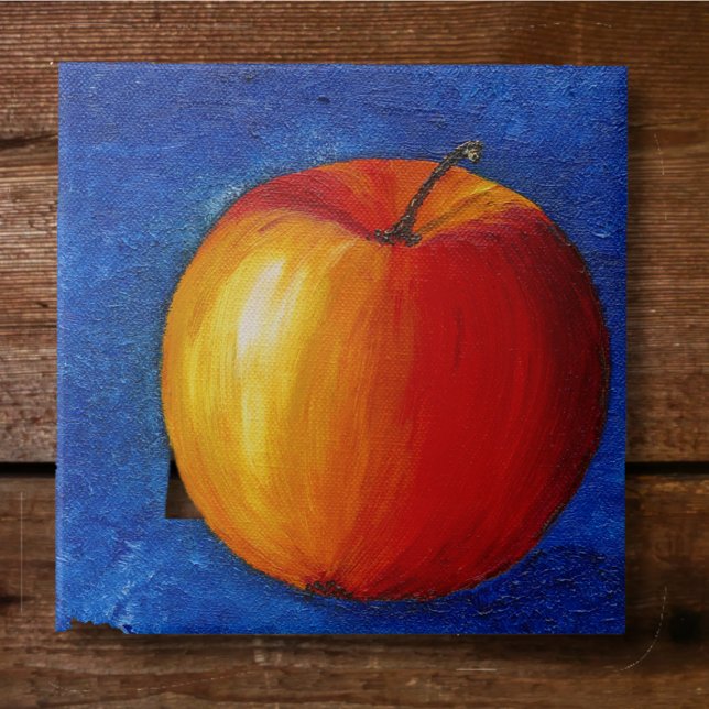 Red Apple - Still Life Painting Ceramic Tile (Creator Uploaded)