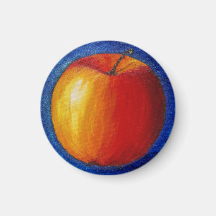 Red Apple - Still Life Painting Magnet