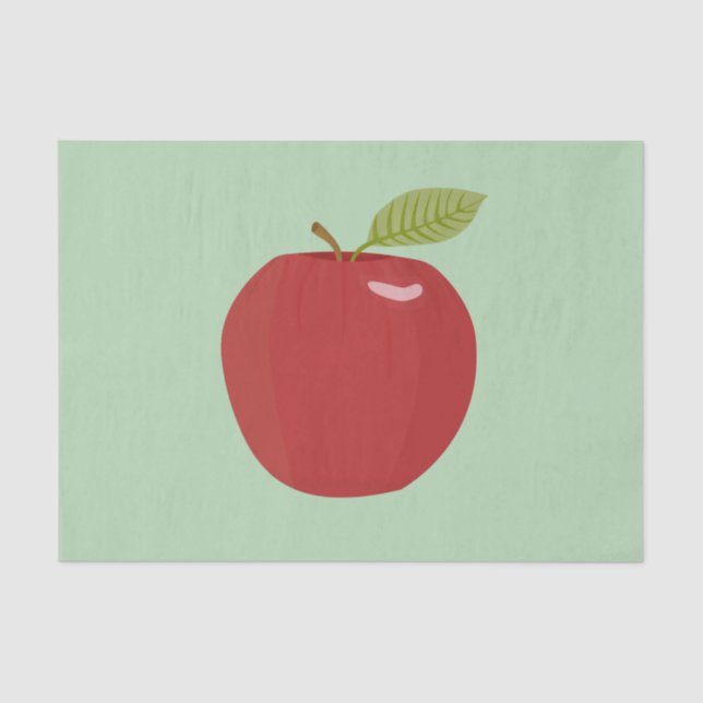 red apple tissue paper (Front)