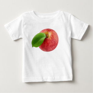 Red apple top view