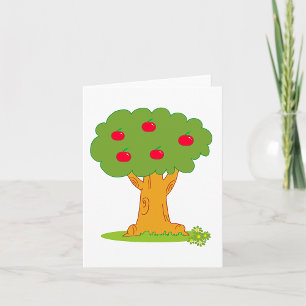 Red Apple Tree Card