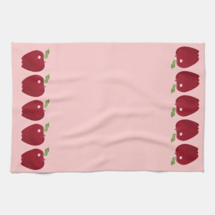 Red Apple's all Lined up Towels