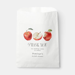 Red Apples Bridal Shower Favour Bag