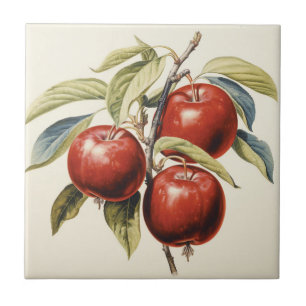 Red Apples Ceramic Tile