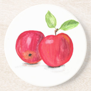 Red apples fruit Kitchen Healthy Food dessert Coaster