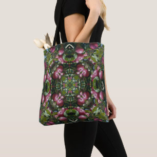 Red Apples On Tree Nature Abstract Tote Bag