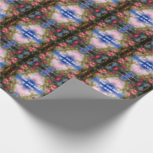 Red Apples On Tree Painting Abstract Personalised Wrapping Paper