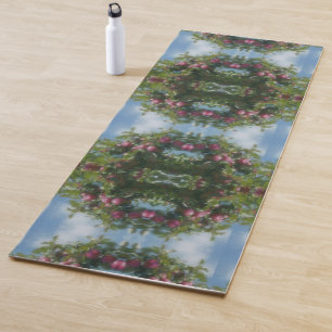 Red Apples On Tree Painting Abstract  Yoga Mat