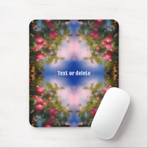 Red Apples On Tree Painting Personalised Mouse Pad