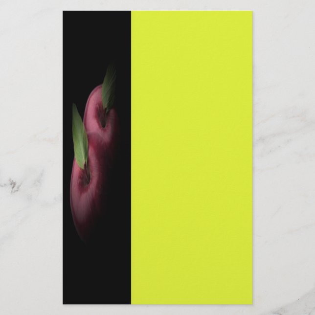 Red Apples Stationery (Front)