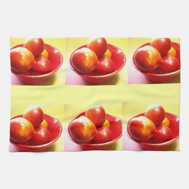 Red Apples Tea Towel (Horizontal)