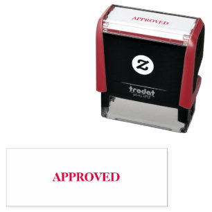 Red APPROVED Office Self-inking Stamp