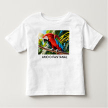 Red Arara Children's Shirt