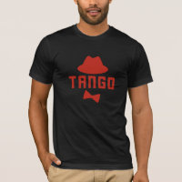 Red Argentine Tango Fedora Hat and Bowtie