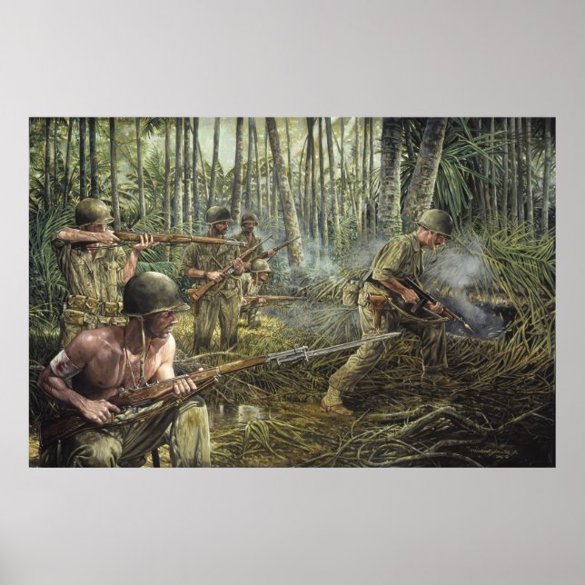 Red Arrow at War by Michael Gnatek Print (Front)