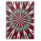 Red Arrow Medallion Spiral Photo Notebook