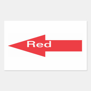 Red Arrow Sticker