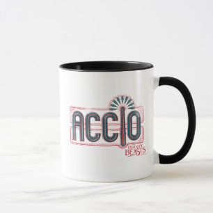 Red Art Deco ACCIO™ Spell Graphic Mug