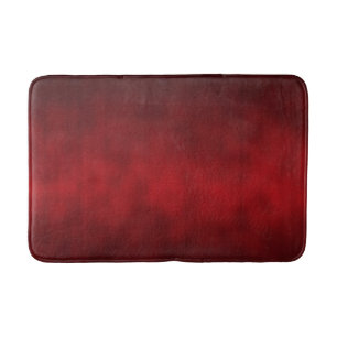 Red Artsy Gothic Ombre Bath Mat