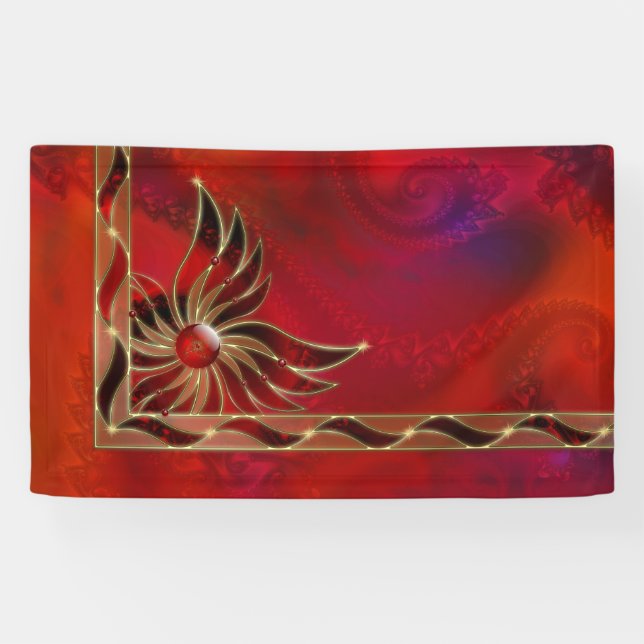 Red As the Flame Banner (Horizontal)