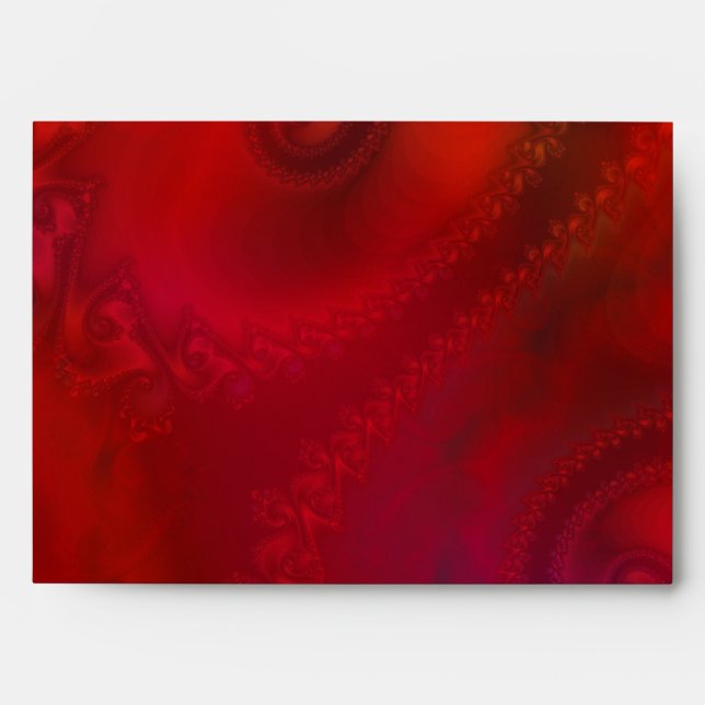 Red As the Flame Envelope (Front)