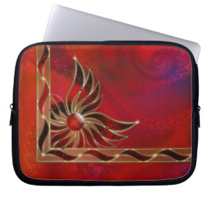 Red As the Flame Laptop Sleeve