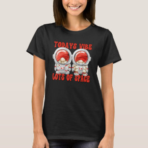 Red Astronaut Lover Gnome Graphic Todays Vibe Lots T-Shirt