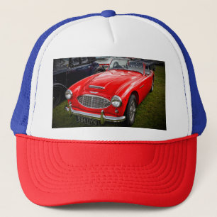Red Austin Healey 3000 classic sports car Trucker Hat