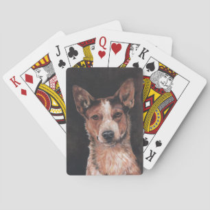 Red Australian Cattle Dog Playing Cards