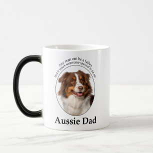 Red Australian Shepherd Dad Magic Mug