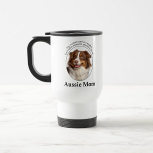 Red Australian Shepherd Mum Travel Mug